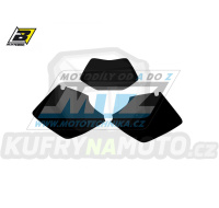 Polepy číslových tabulek (vystřižené) - KTM EXC 2T / 99-03 + EXCF 4T / 00-03 - barva černá