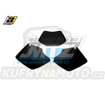 Polepy číslových tabulek (vystřižené) - KTM EXC 2T / 99-03 + EXCF 4T / 00-03 - barva černá