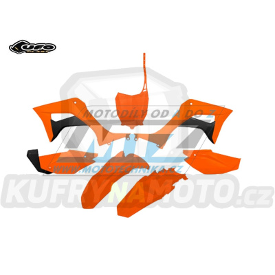 Sada plastů Honda CRF110F / 19-25 - barva FLUO oranžová (neon oranžová)