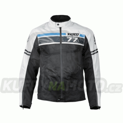Letní bunda YOKO GARTSA šedá / černá XXXL