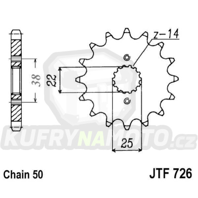 Řetězové kolečko JT JTF 1128-11 11 zubů, 420