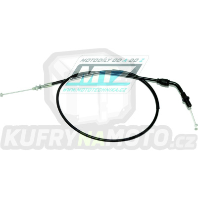 Lanko plynu tlačné PUSH - Kawasaki KLR650 / 87-04 + KL650+KLR500