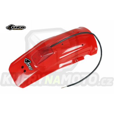 Blatník zadní se světlem Honda XR600R / 88-02 - barva červená (červená Honda XR)