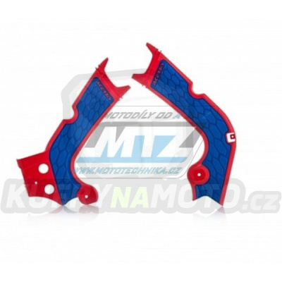 Kryty rámu Honda CRF250R / 18-19 + CRF450R / 17-18 + CRF250RX+CRF300RX - barva červeno-modrá