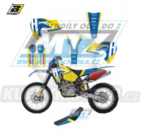 Polepy s potahem sedla (sada polepů a potah sedla Dream) - Husaberg FE+FS / 06-08 - typ polepů Dream4
