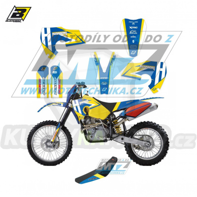 Polepy s potahem sedla (sada polepů a potah sedla Dream) - Husaberg FE+FS / 06-08 - typ polepů Dream4