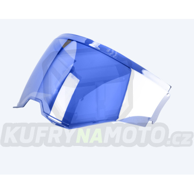 Plexi SCORPION EXO-TECH/CARBON zrcadlové modré KDF18-1