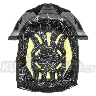 klobouk interiéru pro přilbu TWIST 2.0, AIROH (černá)