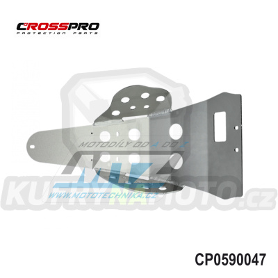Kryt pod motor hliníkový ALU Engine Guard - Husaberg FE390 + FE450 + FE570 / 09-12