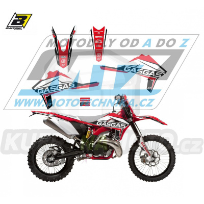 Polepy na motocykl (sada polepů Dream) GasGas EC125+EC200+EC250+EC300 / 12-17 + ECF250+ECF300+ECF450 / 14-17 - typ polepů Dream4