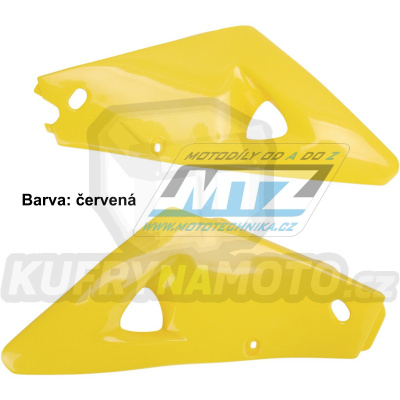 Spojlery Husqvarna CR125+CR250 + WR125+WR250+WR360 / 00-05 + TE400+TE450+TE510+TC450+TC510 / 03-04 - barva červená