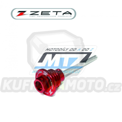 Zátka s měrkou (zátka oleje) - ZETA ZE89-3030 - Honda CRF450R / 09-16 - červená