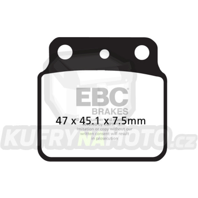 Brzdové destičky EBC FA137TT