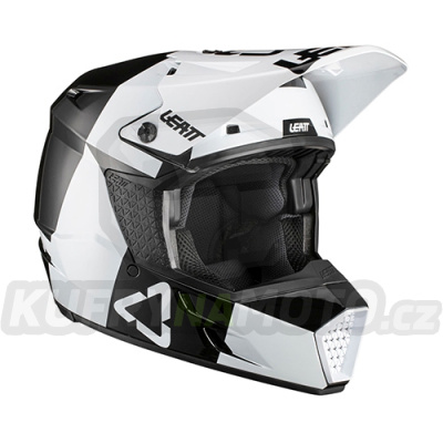 LEATT MOTO 3.5 V21.3 přilba helma ČERNÁ / BÍLÁ BARVA ČERNÁ / BÍLÁ VELIKOST S 55-56cm-1021000241-akce