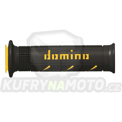 Rukojeti gripy Domino Tommaselli silnice racing XM2 Super Soft barva černá žlutá