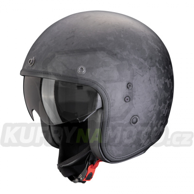 Moto přilba SCORPION BELFAST EVO ONYX CARBON matná černá