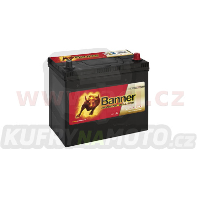 55Ah baterie, 460A, pravá BANNER Running Bull EFB 238x129x203(225) (pro vozidla Mazda, Mitsubishi, Nissan, Subaru, Toyota) 