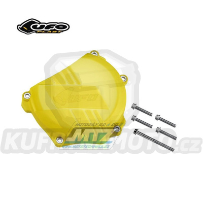 Kryt spojkového víka UFO Suzuki RMZ250 / 07-24 - žlutý