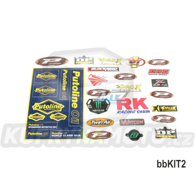 Sada nálepek &quot;Sponzor Stickers&quot; 20ks