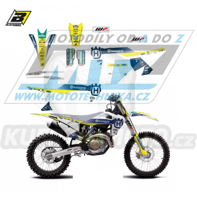 Polepy na motocykl (sada polepů Graphics) Husqvarna FC250+FC350+FC450 + TC125+TC250 / 19-22 + FE250+FE350+FE450+FE501 + TE125+TE250+TE300 / 20-23 - typ polepů Replica Husqvarna Trophy