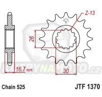 Řetězové kolečko JT JTF 1370-15 15 zubů