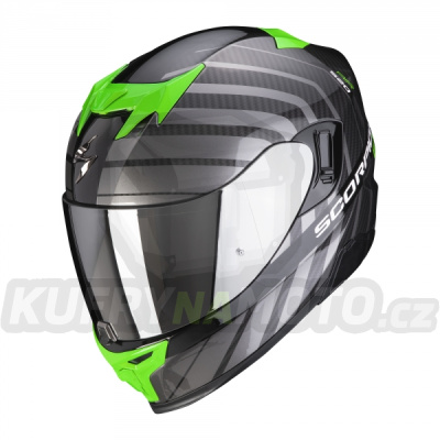 Moto přilba SCORPION EXO-520 AIR SHADE černo/zelená