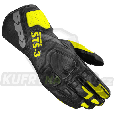 rukavice STS-3, SPIDI (černá/žlutá fluo)