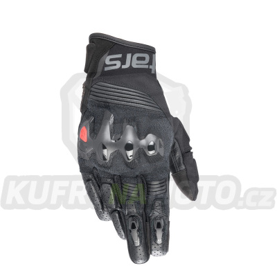 rukavice HALO, ALPINESTARS (černá) 2024