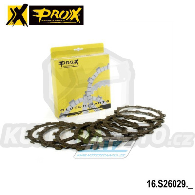 Lamely spojkové třecí (s obložením) Prox 16.S26029 - Yamaha XT550 + XTZ660 Tenere + TT600 + SZR660 + XTZ600 Tenere + XT600 + YFM660R Raptor + SRX600