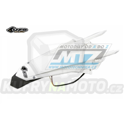 Blatník zadní s LED světlem KTM 125EXC+250EXC+300EXC / 17-19 + 250EXCF+350EXCF+450EXC+500EXC / 17-19 - barva bílá