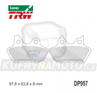Destičky brzdové DP957-LUSV TRW Lucas MCB777SV - směs Sinter Road