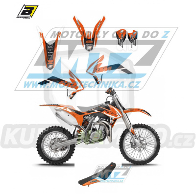 Polepy s potahem sedla (sada polepů a potah sedla Dream) - KTM 85SX / 13-17 - typ polepů Dream4