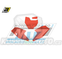 Polepy číslových tabulek (vystřižené) - KTM 65SX / 16-23 - barva červená