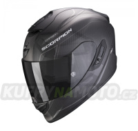 Moto přilba SCORPION EXO-1400 CARBON AIR BEAUX matná černo/stříbrná