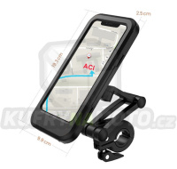 pouzdro na mobilní telefon včetně držáku (vnitřní rozměry 175 x 80 x 8 mm), Q-TECH