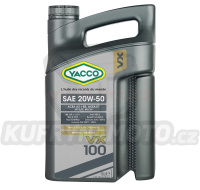 Motorový olej YACCO VX 100 20W50, 5 L