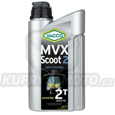 Motorový olej YACCO MVX SCOOT 2, YACCO (1 l)