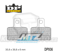 Destičky brzdové DP936-SDP DP Brakes - směs SDP PRO-MX