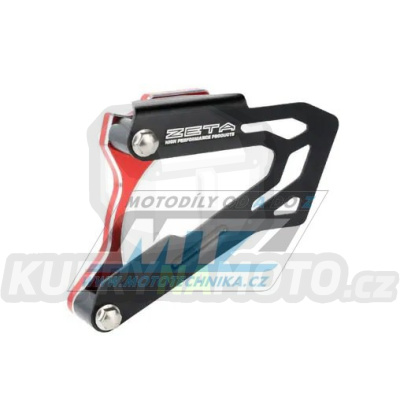 Kryt řetězového kolečka s krytem - ZETA ZE80-8202 - Suzuki RMZ450 / 10-25 + RMZ250 / 10-25 - červený