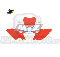 Polepy číslových tabulek (vystřižené) - Suzuki RMZ250 / 10-18 - barva červená