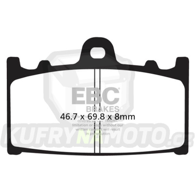 Brzdové destičky EBC FA158