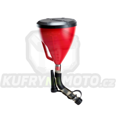 Víceúčelový trychtýř POLISPORT PROOCTANE Clear red/black