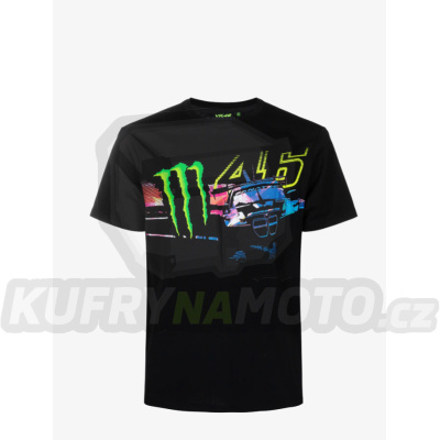 Triko VR46 DUAL MONSTER černé 495504