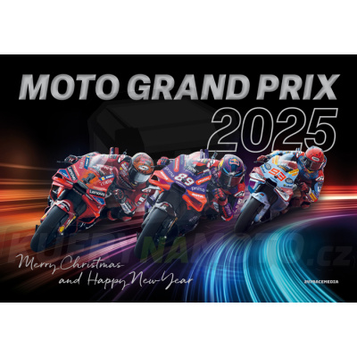 Nástěnný kalendář MCF MOTO GRAND PRIX 2025