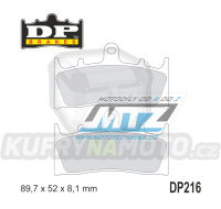 Destičky brzdové DP216-RDP DP Brakes - směs RDP X-RACE Titanium