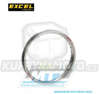 Ráfek motocyklový 1,60x14" 32S (předvrtaný / 32otvorů) Excel Takasago - stříbrný
