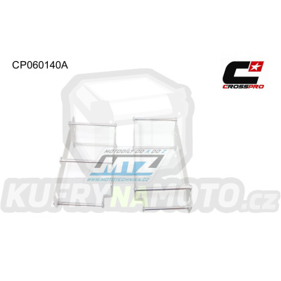 Kryty chladičů hliníkové Radiator Guard - KTM 125+150+250SX / 15 + 250+350+450SXF / 15 + 250+350+400+450+500EXCF / 12-16 + Husqvarna TC125+250 / 15 + FC250+350+450 / 15 + TE125+250+300 / 15 + FE250+350+450+501 / 14-16 + Husaberg FE250+350+450+501 / 1