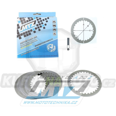 Lamely spojkové plechové (meziplechy) MTZ 885-P079-7 - Suzuki RM250 / 96-12