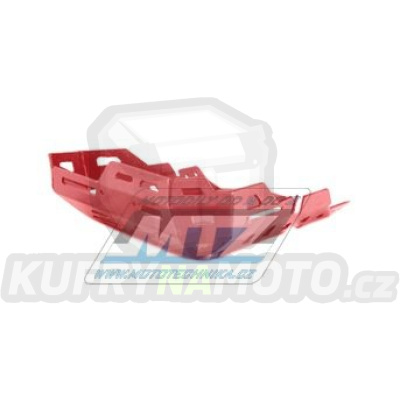 Kryt pod motor hliníkový Dual Sport - Benelli TRK502 X / 18-24 - barva červená