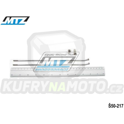 Drát/Špice nerezové do kola + Niple 21&quot; - Honda XR400 / 96-04 + XR250 / 90-04 + XR600 / 88-00 + XR650 / 00-07 + XLR125R + XLR200R + CRM250 / 89-98
